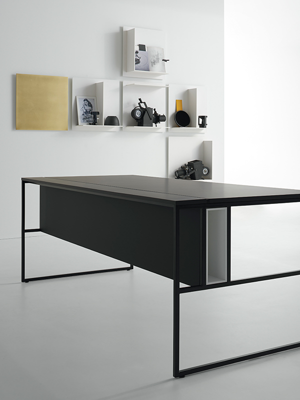 Single or double work desk. 20.VENTI by MDF