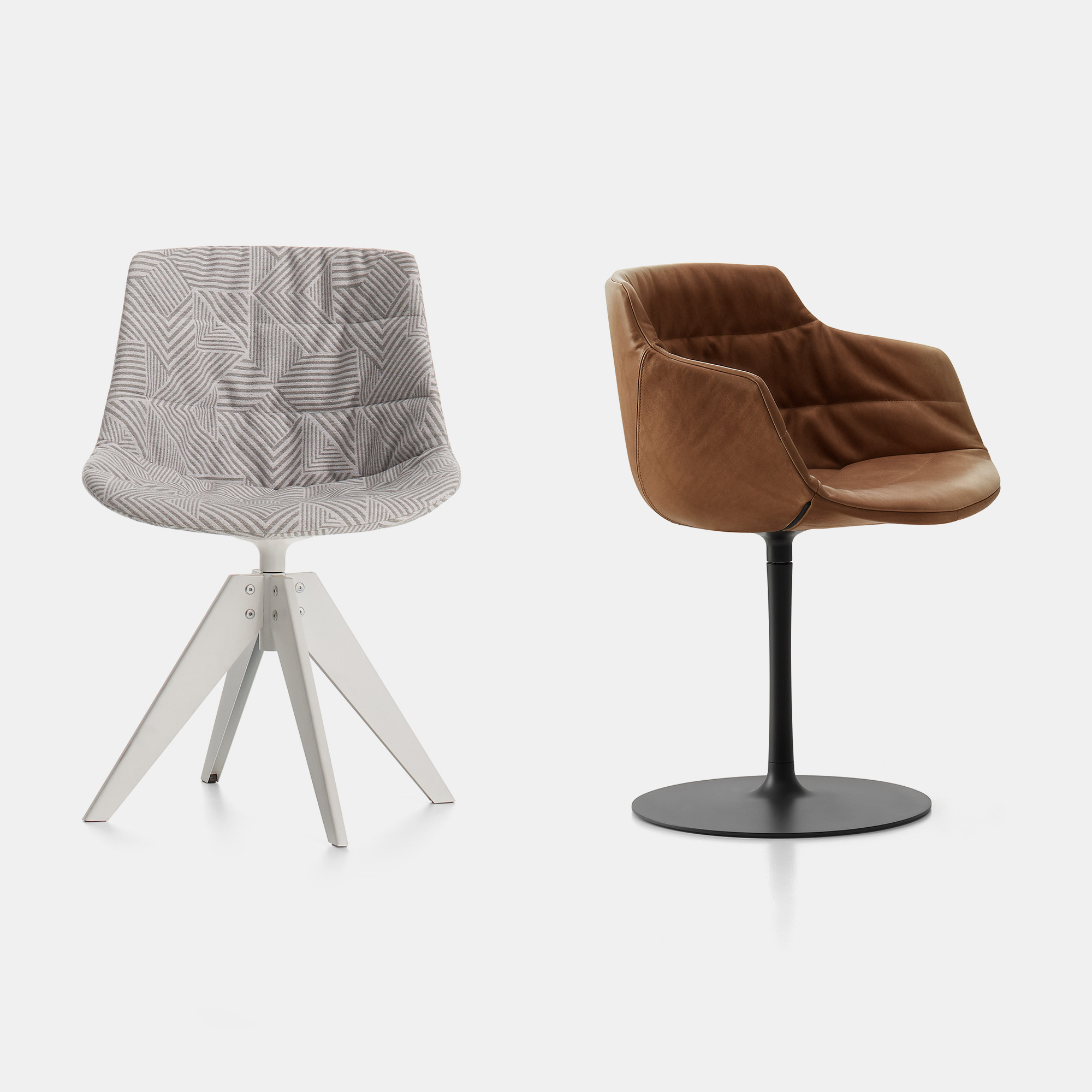 FLOW TEXTILE. A chair that gives comfort and allows a great customization.